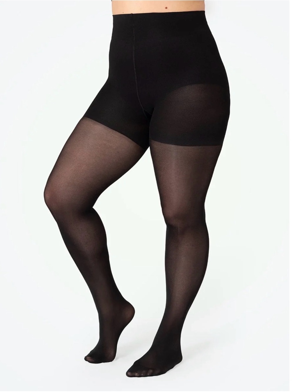 Empetua Shapermint Tear Proof Shaping Tights Medium Black